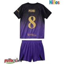 Camiseta Barcelona Pedri Gonzalez #8 Visitante Equipación para niños 2026-27 manga corta (+ pantalones cortos)